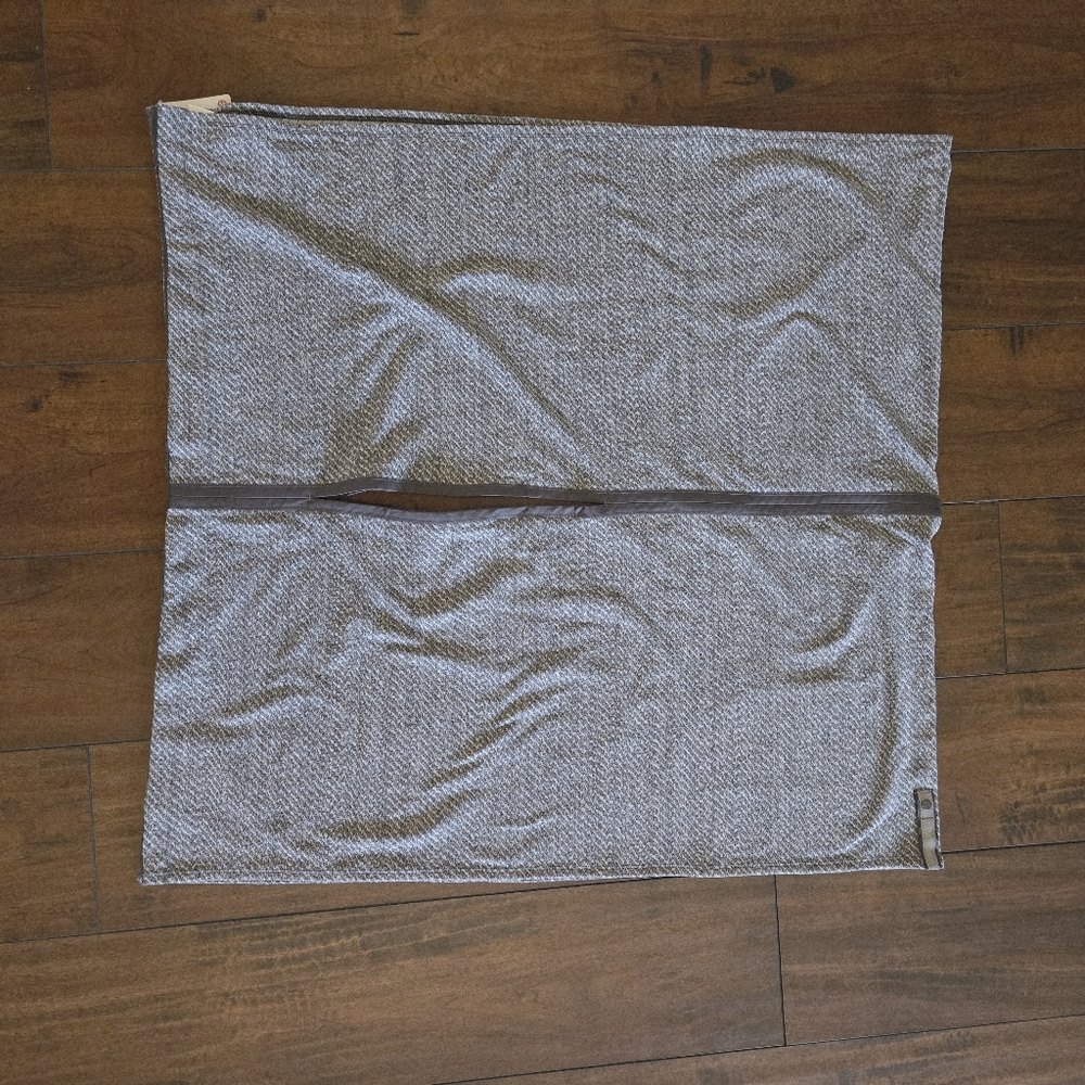 Lululemon Vinyasa Scarf Wrap Scarf Hazy Heather Heathered White Heathered Black - Picture 6 of 16